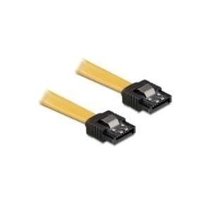 Delock - Seriell ATA / SAS-kabel - Seriell ATA 150/300 - Seriell ATA, 7-stift - Seriell ATA, 7-stift - 10 cm - låst (82464)