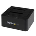 Miniatyrbillede 1 af 6: StarTech.com USB 3.0 / eSATA dobbelt harddisk dockingstation med UASP til 2,5/3,5 tommer SATA SSD / HDD SATA 6 Gbps