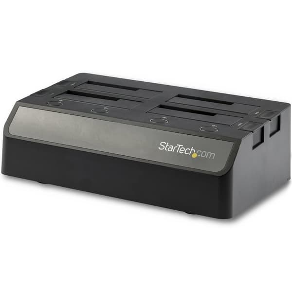 StarTech.com 4-bay SATA HDD dockingstation - til 2,5¿/3,5 SSD'er/HDD'er - USB 3.1 (10 Gbps) - Harddisk dock - Lagerkabinet - 2,5 / 3,5 delt - SATA 6 G