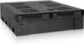 Miniatyrbild 1 av 11: Icy Dock MB322SP-B HDD/SSD-hölje 2,5/3,5'' svart lagringsenhetskåpa