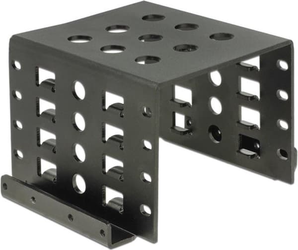 Premium 4x 2,5" HDD/SSD til 3,5" slot monteringsramme / sort