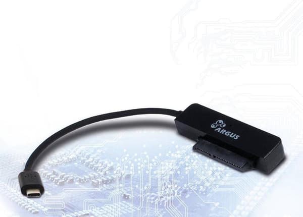 Inter-Tech K104AG1 USB 3.1 Type-C SATA III Sort Sort