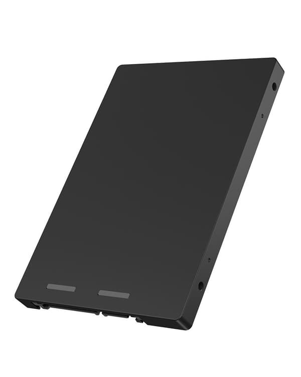 IcyBox M.2 SATA -sovitin 2,5" SATA:lle (IB-M2S253) musta