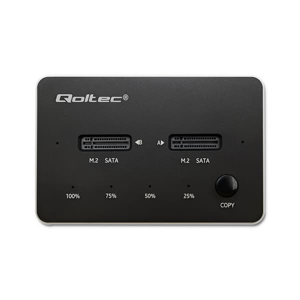 Dockningsstation 2 x M.2 SSD SATA (USB 3.1)