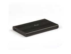 I-TEC USB EXTERNAL CASE 2.5IN/ALU. SATA I/II/III HDD SSD BLACK Sort