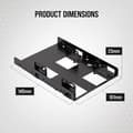 Miniatyrbild 5 av 7: CORSAIR Dual SSD Mounting Bracket - hard drive bracket