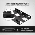 Miniatyrbild 6 av 7: CORSAIR Dual SSD Mounting Bracket - hard drive bracket