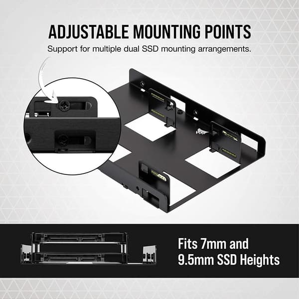 CORSAIR Dual SSD Mounting Bracket - hard drive bracket