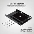 Miniatyrbild 7 av 7: CORSAIR Dual SSD Mounting Bracket - hard drive bracket