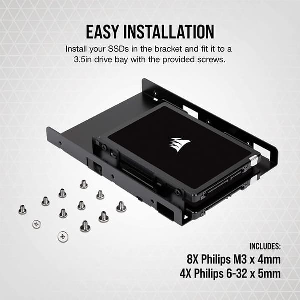 CORSAIR Dual SSD Mounting Bracket - hard drive bracket