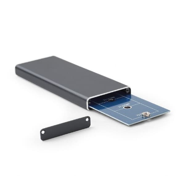 Gembird EE2280-U3C-01 lagerdrevkabinet SSD kabinet Black M.2