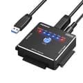 Miniatyrbilde 1 av 2: Fideco PL06 Harddiskadapter – USB 3.0, SATA/IDE, Offline Kloning uten PC