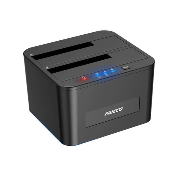 Fideco HDD/SSD-telakka - USB 3.0 & SATA-tuki