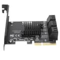 Miniatyrbillede 7 af 11: Udvidelseskort PCIE til 6Port SATA3.0-harddisk 6G PCIE3.0 GEN3 4X Interface Hub-adapter