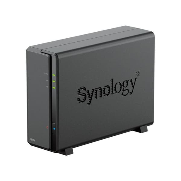 Synology | Tower NAS | DS124 | up to 1 HDD/SSD | Realtek | RTD1619B | Processor frequency 1.7 GHz | 1 GB | DDR4 Sort