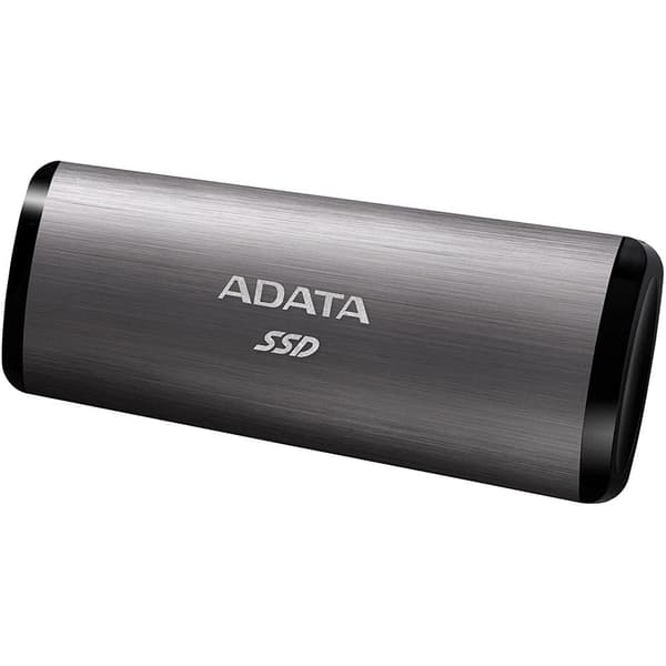SSD. extern ADATA SE760, 512GB, USB 3.2 Type-C, R/W: 1000MB/s, gri TITANIUM, "ASE760-512GU32G2CT" (timbru verde 0.18 lei)