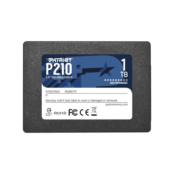 PATRIOT P210 1TB SSD / 2,5" / Interní / SATA 6GB/s / 7mm