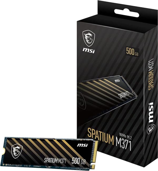 MSI SPATIUM M371 NVME M.2 internal solid state drive 500 GB PCI Express 3.0