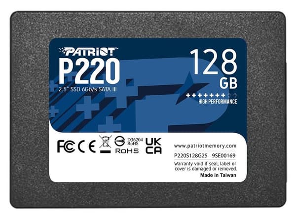 Patriot Memory P220 128GB 2.5" Serial ATA III