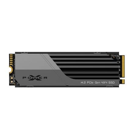 Silicon Power XS70 1TB SSD PCIe Gen 4x4 PCIe Gen4x4 & NVMe 1.4, DRAM Cache, 3DNAND, Heatsink (10.8mm), PS5 Comp. 7300/6800MB/s