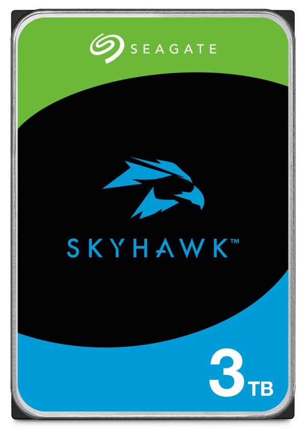 Seagate SkyHawk 3TB HDD / ST3000VX015 / Interní 3,5" / 5400 rpm / SATA III / 256 MB