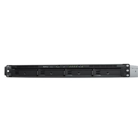 Synology RackStation RS422+ NAS/storage server Rack (1U) Ryzen Embedded R1600 2 GB DDR4 DSM Black Svart