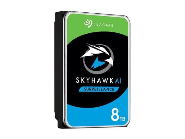 Seagate SkyHawk AI internal hard drive 8 TB 7200 RPM 256 MB 3.5" Serial ATA III (ST8000VE001)