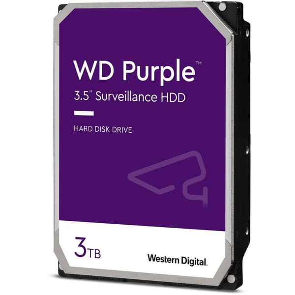 WD Purple 3TB SATA HDD 3.5inch internal 256MB Cache