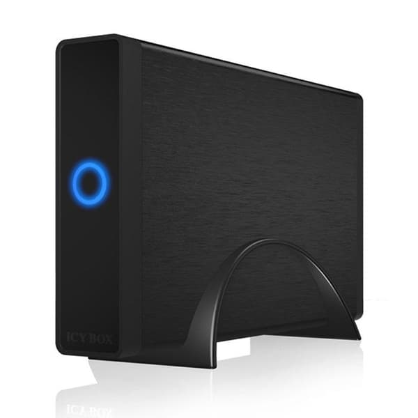 ICY BOX IB-377U3 externt hölje med EasySwap-mekanism - SATA 6Gb/s - USB 3.0 - Svart