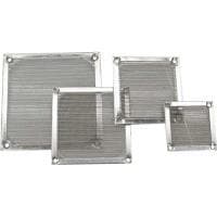 InLine ventilatorgrill, aluminiumsfilter, 120x120mm