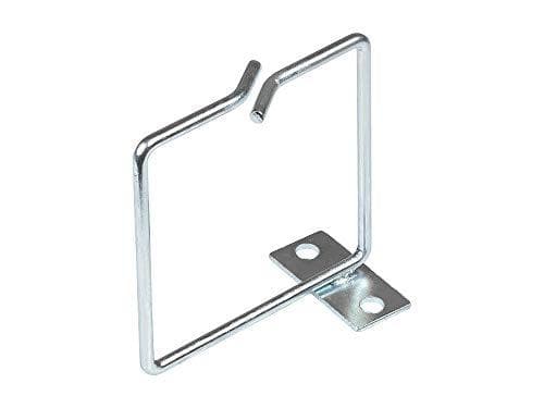 Kabelstyringsbeslag med offset monteringsplade, galvaniseret stål, 80 x 80 mm, Good Connections® (GC-N0106)