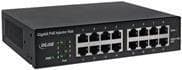 INLINE PoE+ Gigabit Network Injector Hub - Switch - 8 x 10/100/1000 (PoE+) - Rackmonterbar (120 W)
