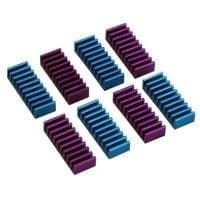 InLine - Muistinjäähdytin - sininen, violetti (8 kpl pakkaus) (33955G) Sininen, Purppura