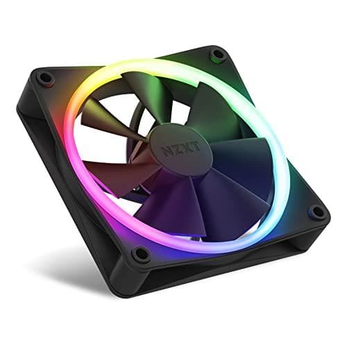 NZXT F140 RGB TWIN computertaske - Processorblæser 14 cm Sort 2 stk (RF-R14DF-B1)