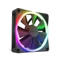 Miniatyrbillede 2 af 5: NZXT F140 RGB TWIN computertaske - Processorblæser 14 cm Sort 2 stk (RF-R14DF-B1)