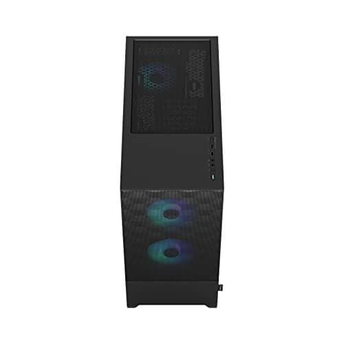 Fractal Design Pop Air RGB - Tower - ATX - sidopanel med fönster (härdat glas) - ingen strömförsörjning (ATX) - svart TG klar nyans - USB/Audio - för