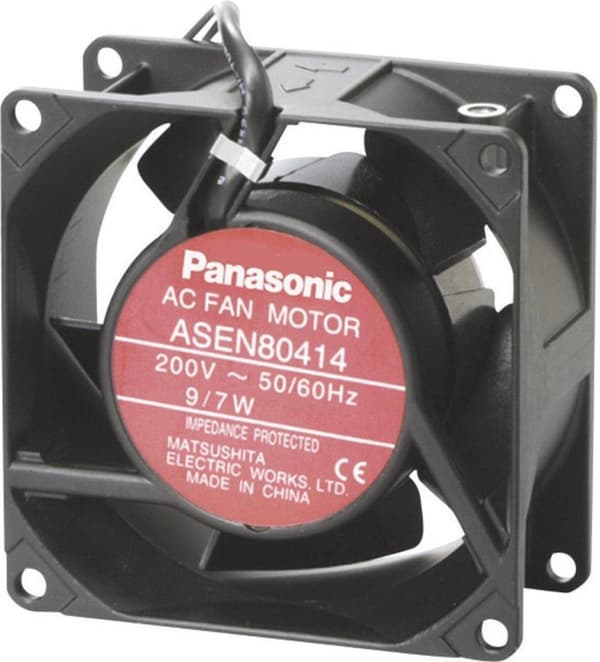 Panasonic ASEN80416 Aksialblæser 230 V/AC 54 m³/h (lxbxh) 80 x 80 x 38 mm