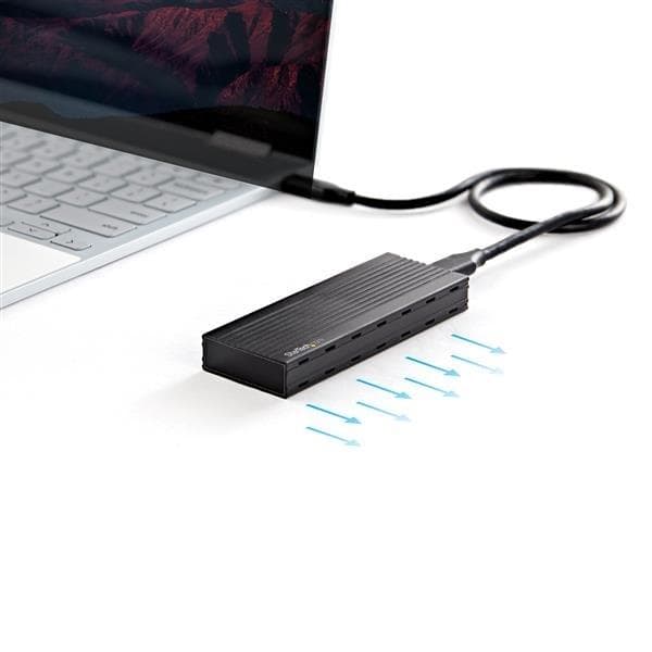 StarTech.com M.2 NVMe SSD -kotelo PCIe SSD -levyille - USB 3.1 Gen 2 Type C - Thunderbolt 3 -yhteensopiva - M2E1BMU31C - Tallennuskotelo - M.2 - M.2 -