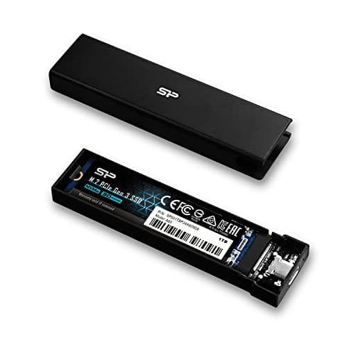 Silicon Power CAJA EXTERNA M.2 NVME/SATA SSD CASE PD60 USB 3.2 Type-C
