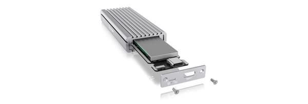 RaidSonic IB-1817MA-C31 Storage Drive-kabinet M.2 SSD-kabinet Sølv (IB-1817Ma-C31)