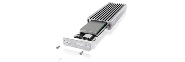 RaidSonic IB-1817MA-C31 Storage Drive-kabinet M.2 SSD-kabinet Sølv (IB-1817Ma-C31)