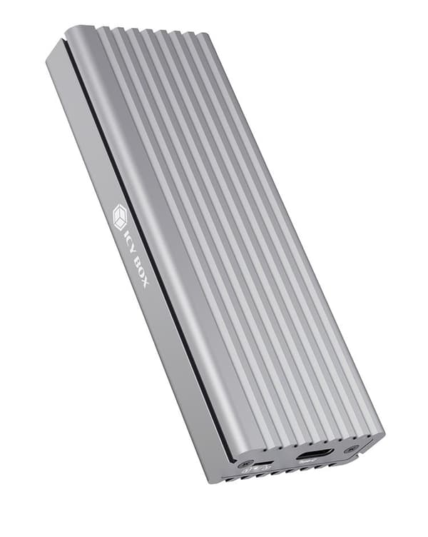 RaidSonic IB-1817MA-C31 Storage Drive-kabinet M.2 SSD-kabinet Sølv (IB-1817Ma-C31) Sølv