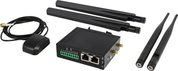 ALLNET 182958. 4G-standard: LTE. Produkttyp: Bordsrouter, Produktens färg: Svart. Antenntyp: Extern. Strömkälla: likström. Vikt: 1 kg (ALL-RUT22GW)
