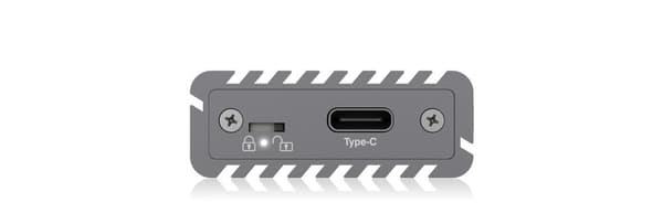ICY BOX 60509 M.2 harddiskkabinet M.2 2230, M.2 2242, M.2 2260, M.2 2280 USB-C® USB 3.2 (Gen 2)
