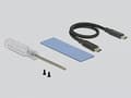 Pikkukuva 4 / 6: Delockin ulkoinen kotelo USB 3.1 M.2 NVMe:lle, 2280, 2260, 2242 ja 2230, PCIe SSD, USB 10 Gbps, USB Type-C, 42600