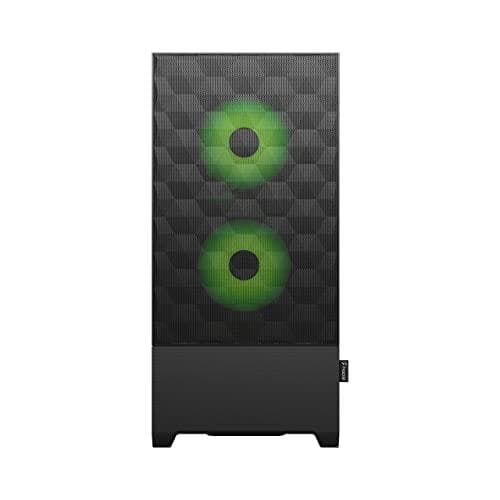 Fractal Design Pop Air RGB - Tower - ATX - sidopanel med fönster (härdat glas) - ingen strömförsörjning (ATX) - grön, klar, tonad - USB/Audio - för Fr