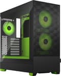 Miniatyrbild 1 av 6: Fractal Design Pop Air RGB - Tower - ATX - sidopanel med fönster (härdat glas) - ingen strömförsörjning (ATX) - grön, klar, tonad - USB/Audio - för Fr