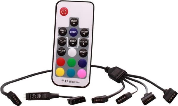 Xilence RGB kontrolsæt til 12V RGB 4PIN stik (XZ170)