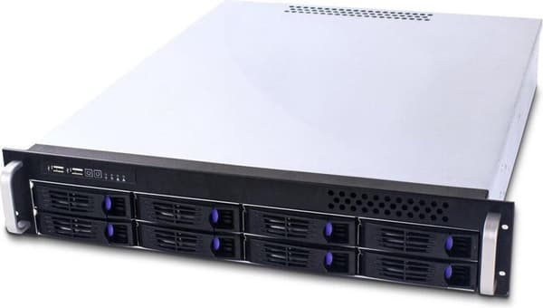 Fantec SRC-2080X07 2,5/3,5'' HDD-kabinet sort, sølv
