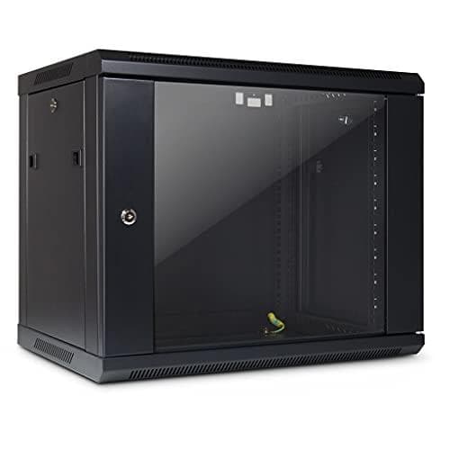 Inter-Tech SMA-6409 - 9U - Väggmonterad hylla - 30 kg - Svart - Metall - Härdat glas - Stängd (88887253)